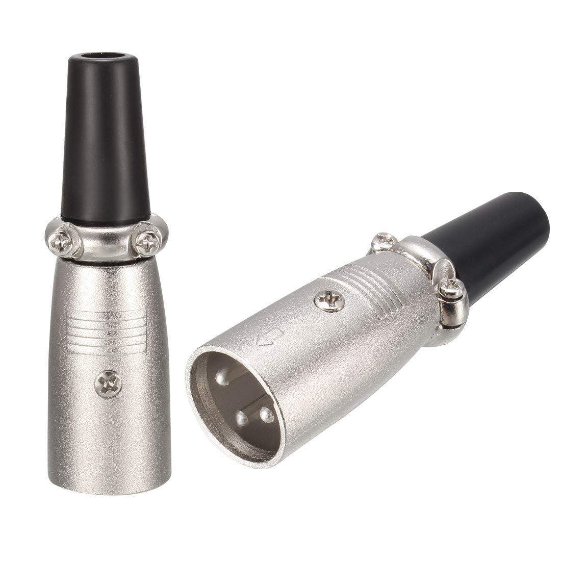 Amazon.co.jp: uxcell 3ピン XLRオスコネクタ マイクケーブルプラグ